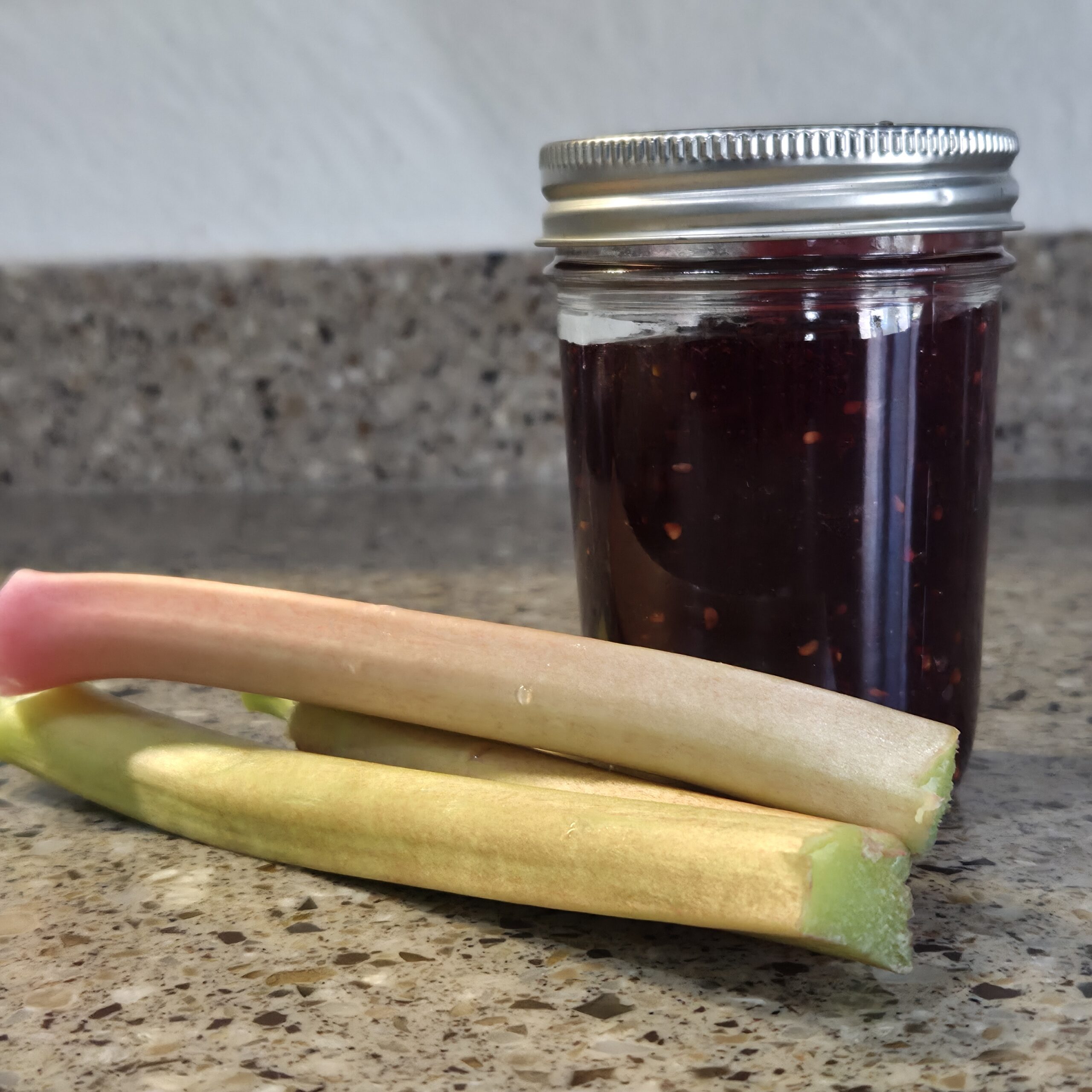 Microwave Rhubarb-Berry Jam